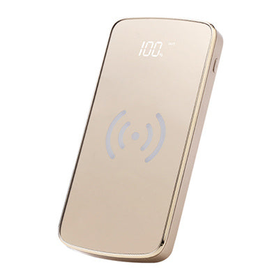 KTX-887891 Ultra-Thin Wireless Charging Power Bank 10000mAh with Customizable Mirror Finish
