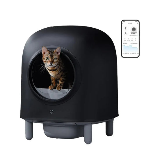 KTX-921363 Automatic Self-Cleaning Cat Litter Box with APP Control for Hassle-Free Maintenance