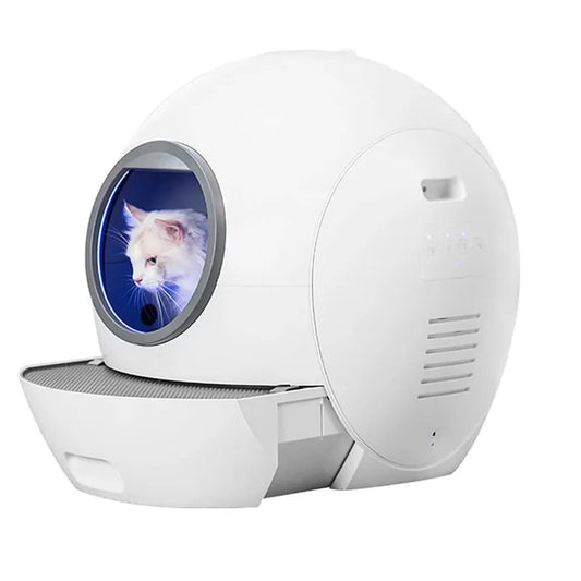 KTX-971091 Automatic Self-Cleaning Cat Litter Box with Odor Control for Multiple Cats