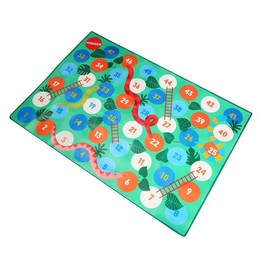 KTX-976915 Non-Slip Educational Crawling and Climbing Mat for Infants - 1.3x1.6m Fabric Play Area