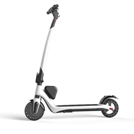 MX-A3 Plus 27.9 Miles 36V 13Ah 468Wh 350W Single-Motor Drive Extended-Range Foldable Electric Scooter - White