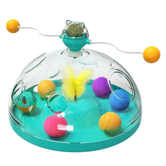 KTX-013971 Interactive Spinning Cat Toy for Engaging Play and Training