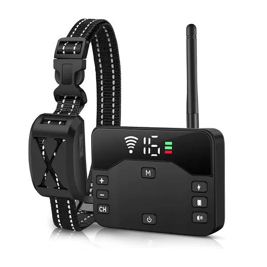 Wireless Electric Dog Fence Waterproof Pet Shock Boundary Containment System Electric Training Collar For Small Medium Large Dogs