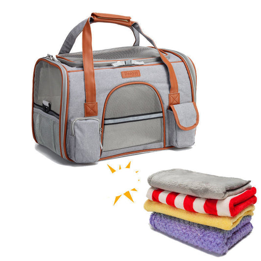 Large-capacity Wholesale Large Outoftheway Portable Dog And Cat Foldable Backpack Handheld Diagonal Bag