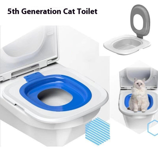 Fifth Generation Cat Toilet New Shape Trainer Toilet Cat Toilet Mat