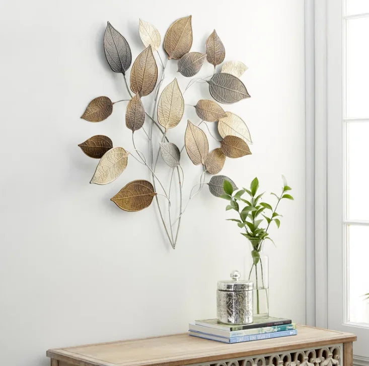 KTX-681747 Bronze Wall Décor for Indoor and Outdoor Decoration - Stylish Wall Hanging Art for Home and Hospitality Settings