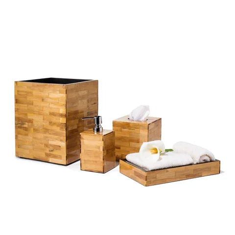 KTX-005971 Water Hyacinth Rattan Bathroom Organiser - Stylish Household Sanitary Item