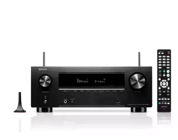 KTX-729107 AVR-X2800H 7.2 Channel 8K Ultra HD AV Surround Receiver - Black, AC 100V