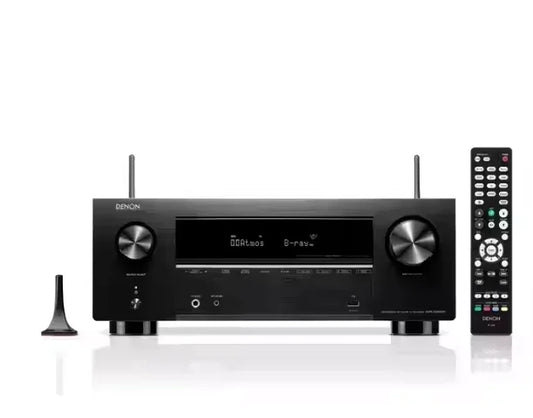 KTX-729107 AVR-X2800H 7.2 Channel 8K Ultra HD AV Surround Receiver - Black, AC 100V
