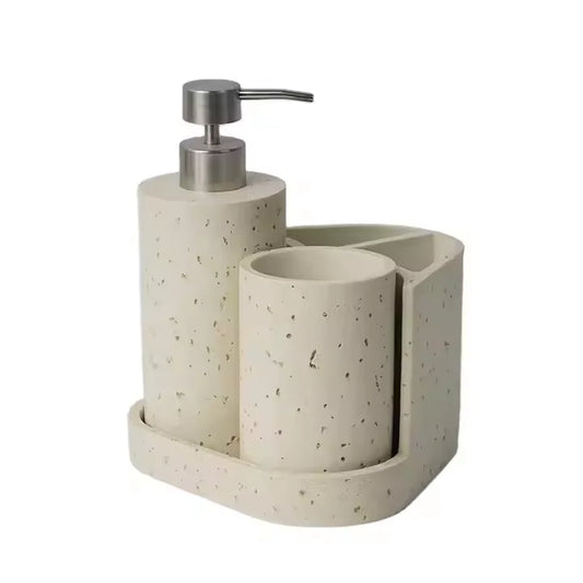 KTX-563027 Modern Resin Bathroom Accessories Set for Custom Home Design