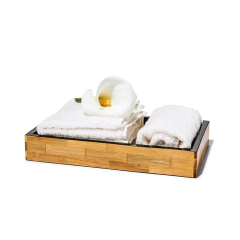 KTX-005971 Water Hyacinth Rattan Bathroom Organiser - Stylish Household Sanitary Item