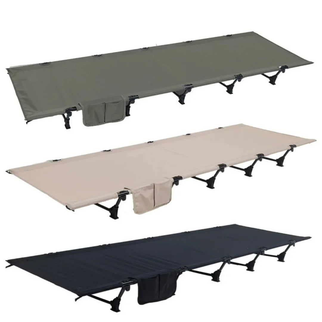 KTX-355667 Heavy Duty Portable Folding Camping Cot for Outdoor Use, Compact and Easy to Set Up Stretchers