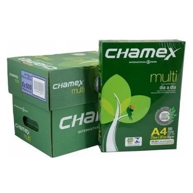 KTX-985427 Chamex A4 Copy Paper - Available in 80GSM, 75GSM & 70GSM, 500 Sheets Per Ream