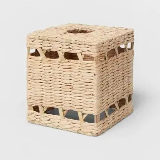 KTX-874899 Water Hyacinth 6-Piece Bathroom Accessory Set for Natural Home Decor
