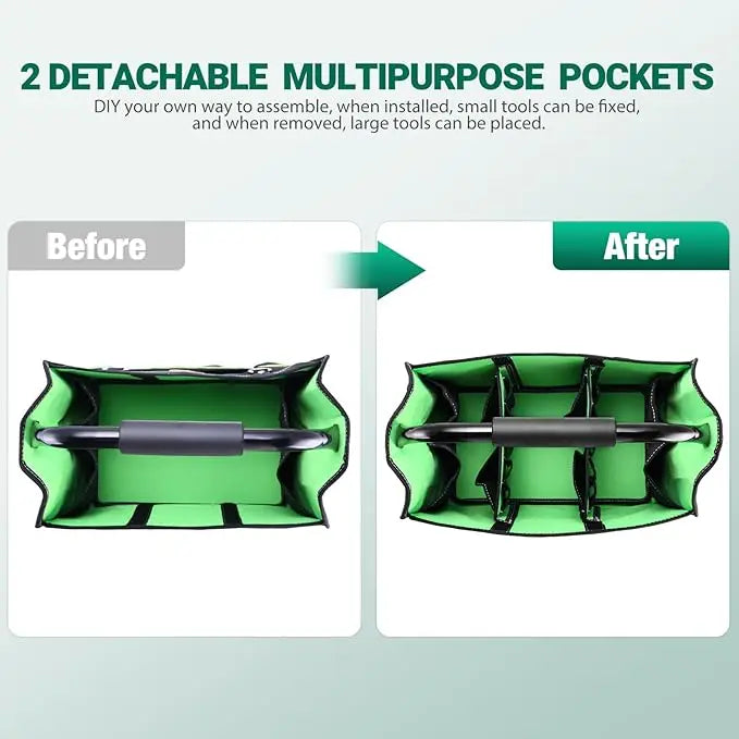KTX-214547 Custom Multi-Pocket Open Top Tool Storage Organizer Bag in Nylon