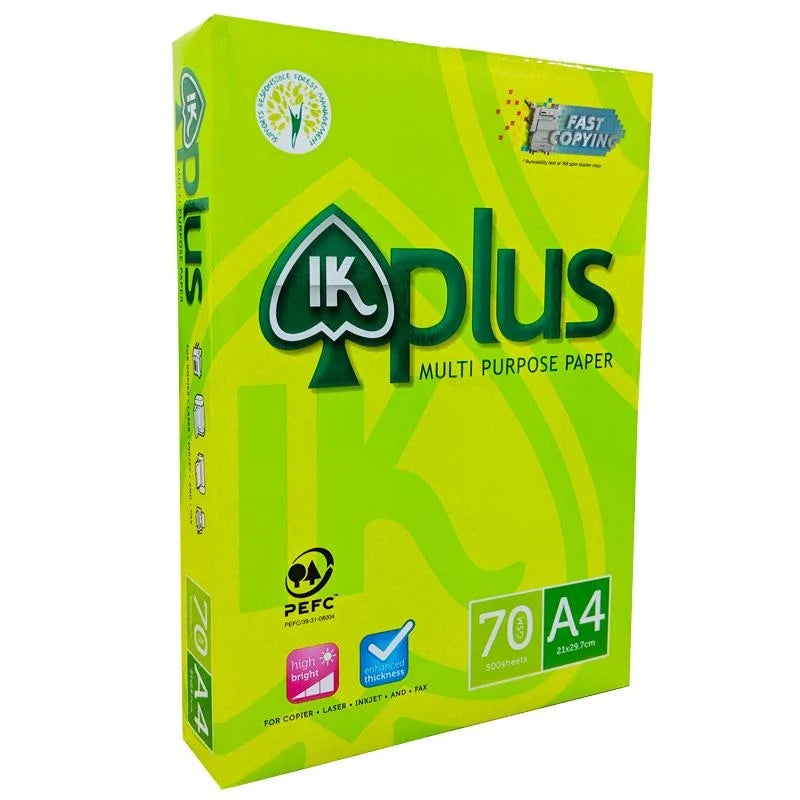 KTX-036307 IK Plus A4 80gsm Copy Paper - Original Quality Printing Paper from Germany