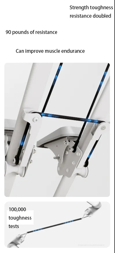 KTX-108179 Portable Foldable Cardio Climber Stair Stepper for Home Fitness Training
