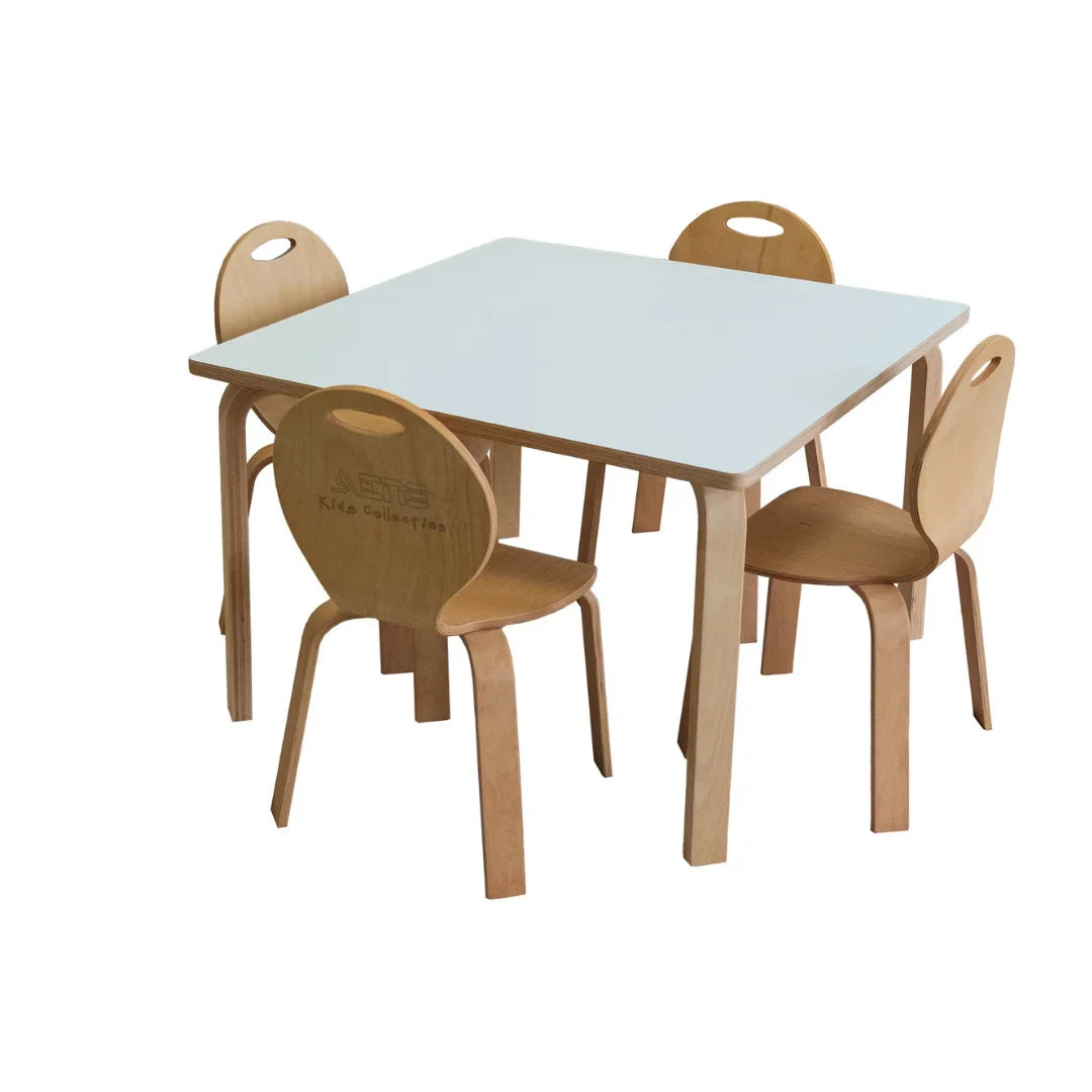 KTX-579283 Plywood Kindergarten Chair for Kids - EN71-3 Certified Nursery Furniture