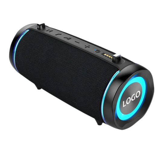 KTX-512723 Portable Wireless Outdoor Subwoofer Sound Bar with Dual Heavy Bass Radiators and IPX7 Waterproofing