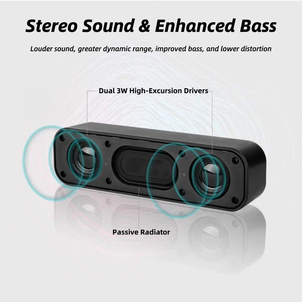 KTX-791827 Mini USB Speaker HK5008 - Compact 3W Stereo Sound with Plug-and-Play Functionality