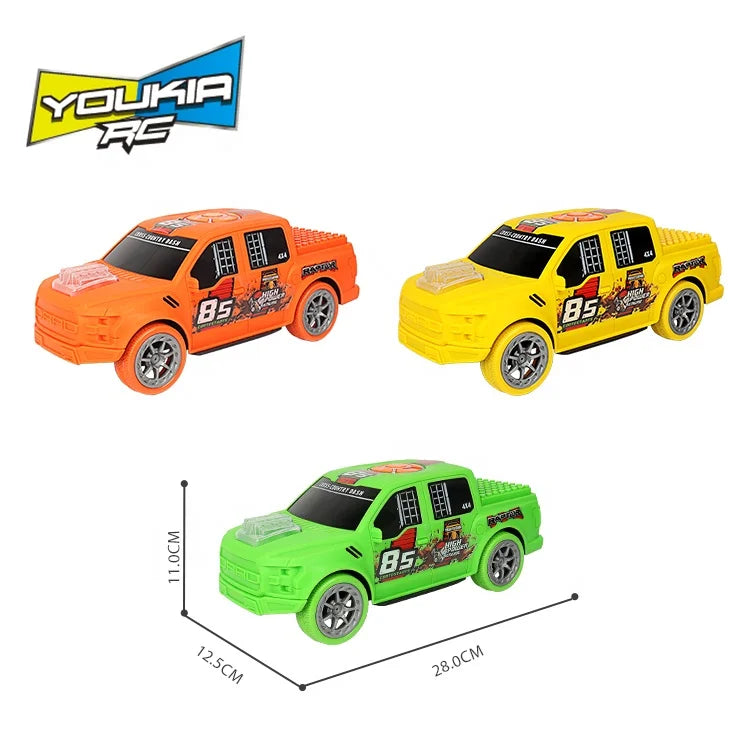 KTX-181267 Multifunctional Electric Truck Model with Lights and Music - Building Block Toy for Ages 2 to 13 Years