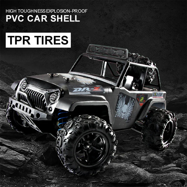 KTX-807315 High-Speed 4WD Off-Road RC Car - Pink Drift Truck, Remote Control, Waterproof, 40 Km/h, 1:18 Scale