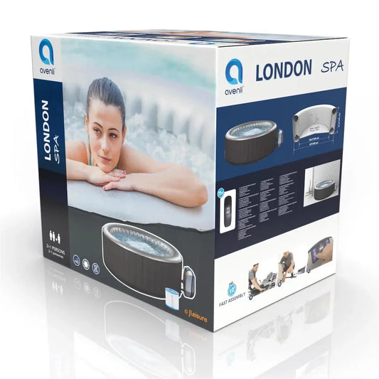 KTX-536467 Inflatable Outdoor Spa Pool and Swim Spa, 165cm x 70cm Inflatable Hot Tub