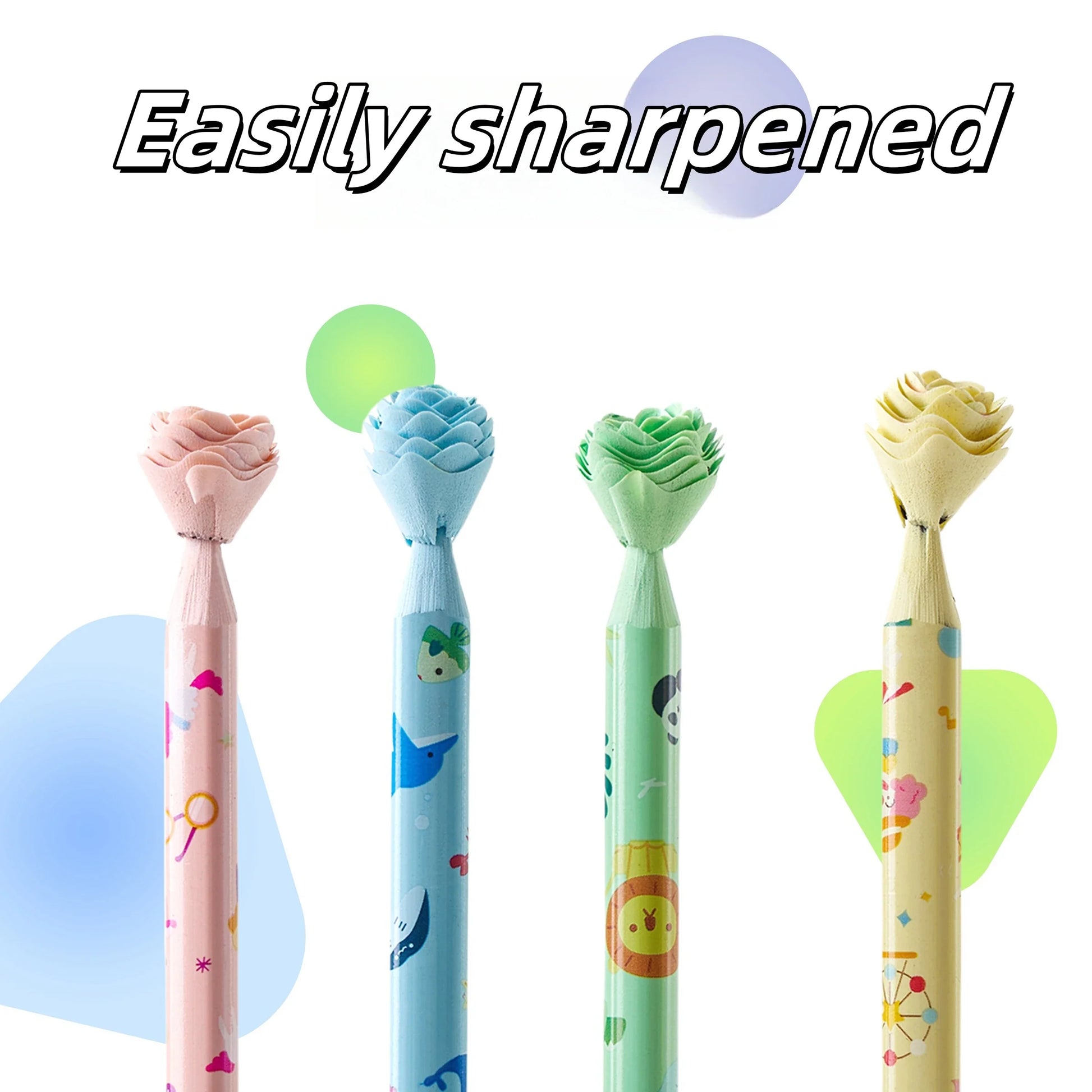 KTX-436115 Cartoon Jumbo Pencil Set - 30 Piece HB Pencils for Office and School Use