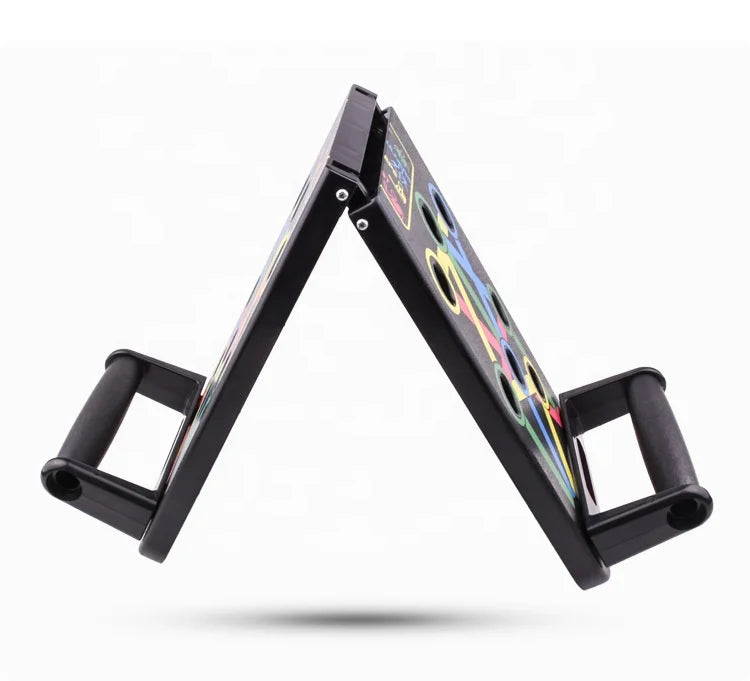 KTX-534163 Multifunctional Foldable Push Up Board with 14-in-1 Exercise Features for Home Gym Fitness