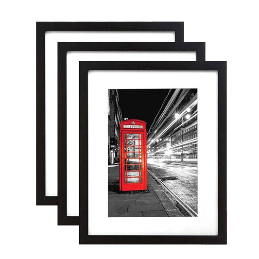 KTX-078867 Stylish A4 Black MDF Photo Frames in Custom Sizes for Home Wall Decoration