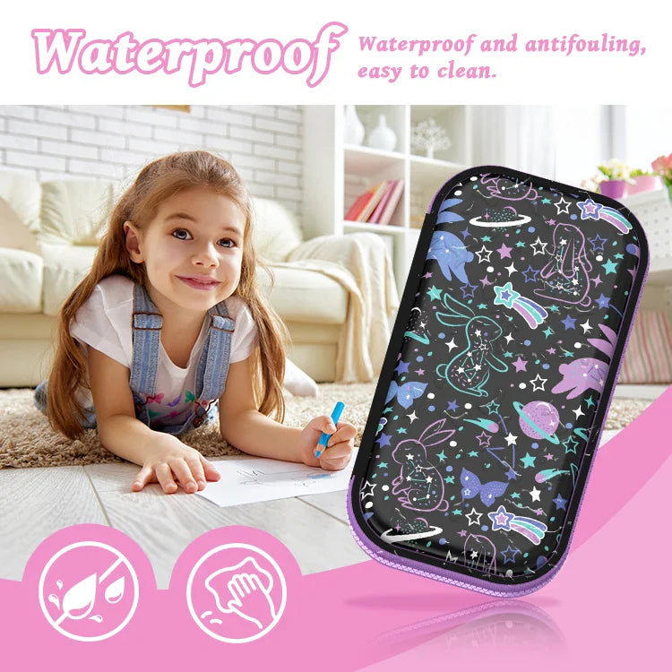 KTX-023635 3D Cartoon Waterproof EVA Pencil Case for Children