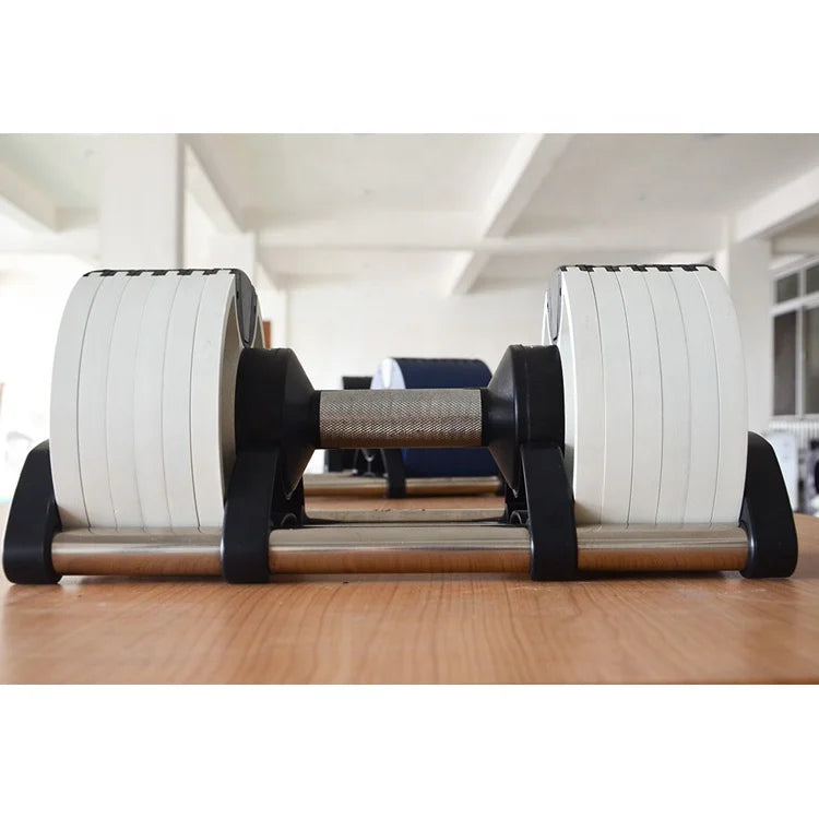 KTX-977107 Adjustable Dumbbells Set - 20kg, 32kg, 40kg - Multiple Colours, Cast Iron, Rust Resistant