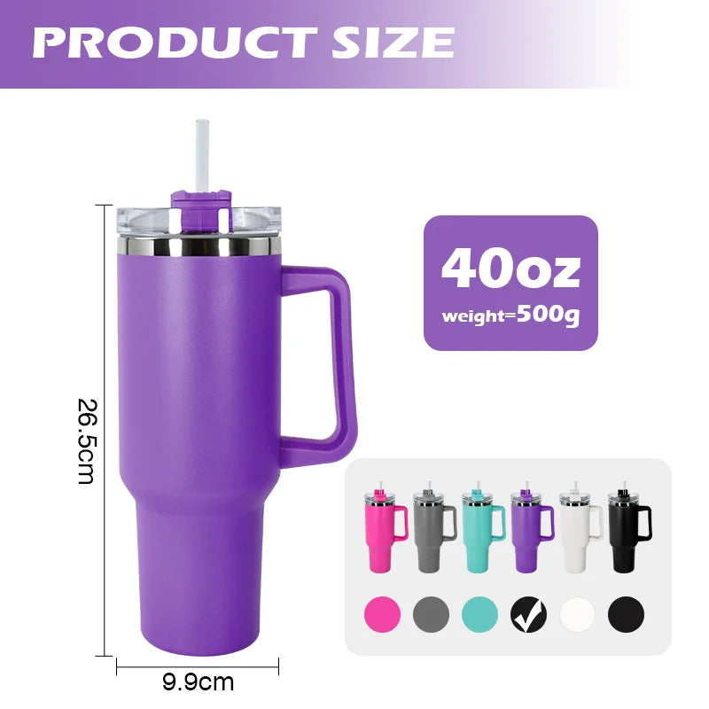 KTX-531411 Personalised 40oz Stainless Steel Travel Mug with Flexible Handle for Nurses