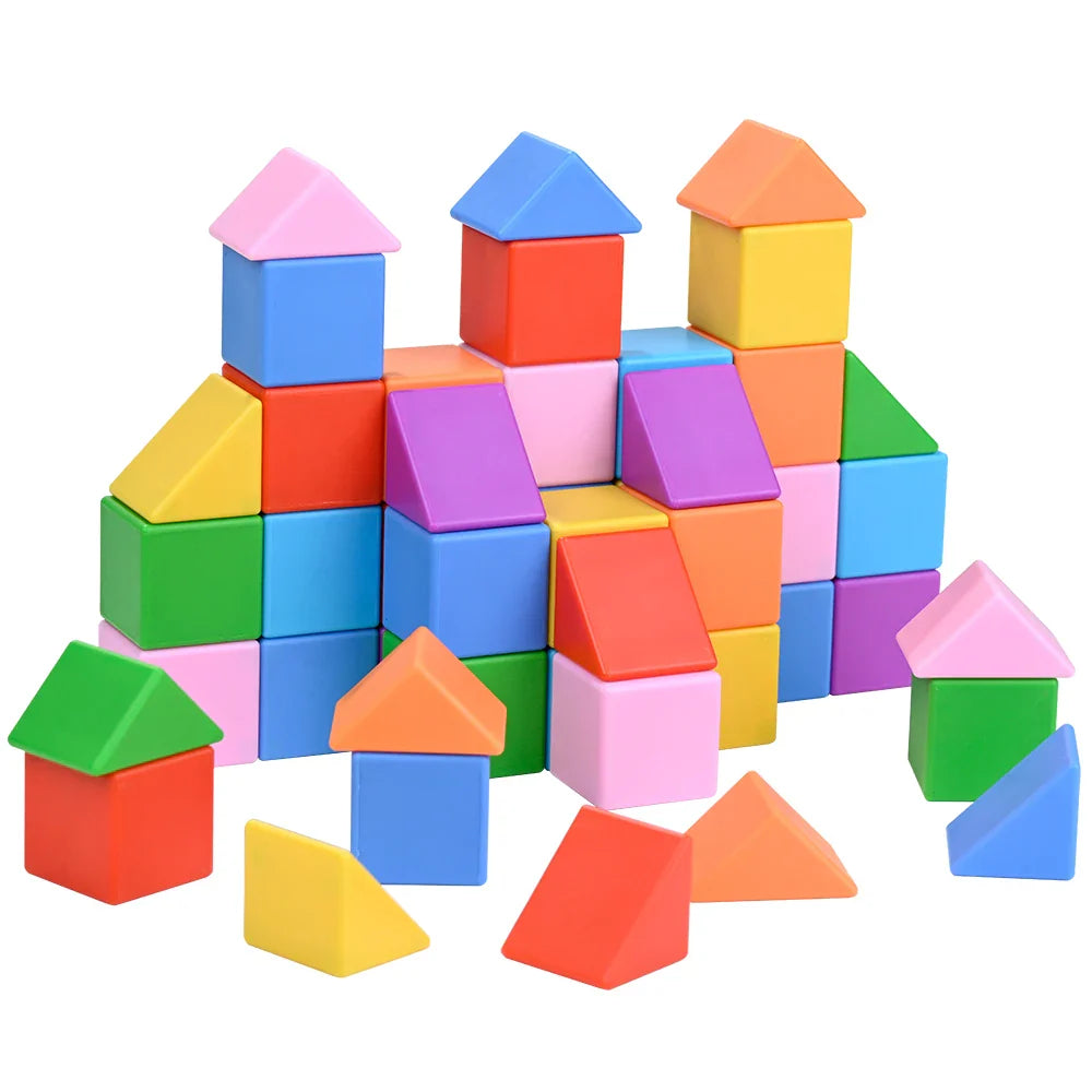 KTX-816979 Magnetic Building Cube Set for Toddlers - Educational STEM Puzzle Blocks in Various Sizes