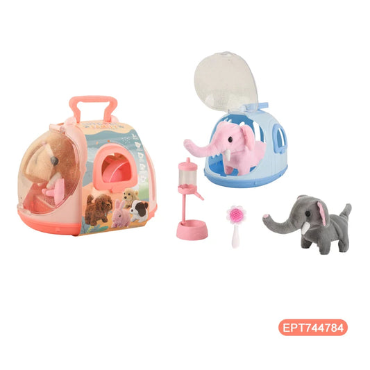 KTX-572179 Battery-Operated Plush Chick Toy with Sound for Kids Ages 2-7