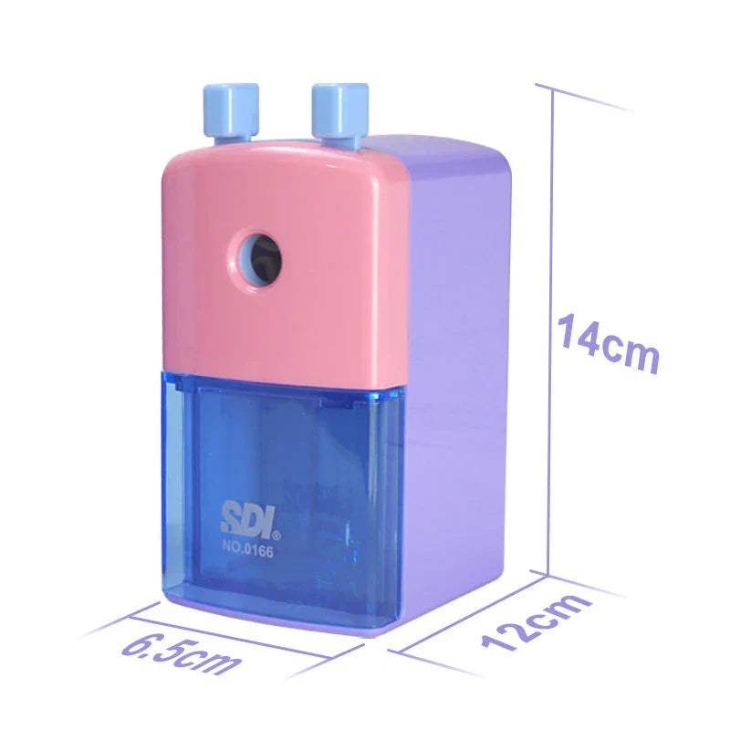 KTX-559443 Adjustable Pencil Sharpener for 7-11.6mm Tips with 30% Less Effort – Ideal for Students