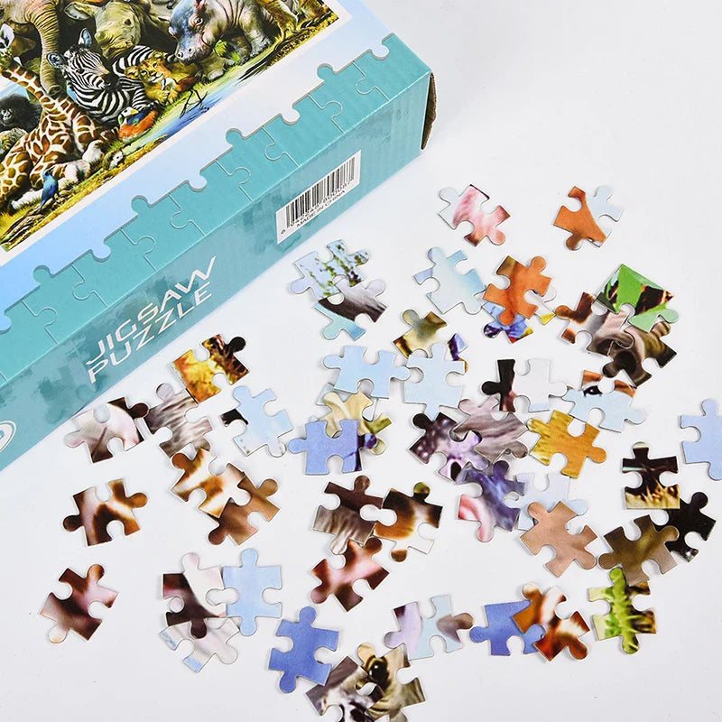 KTX-514323 Custom 1000 Piece Jigsaw Puzzle Featuring Famous Painting Scenery for Educational Decompression Activities