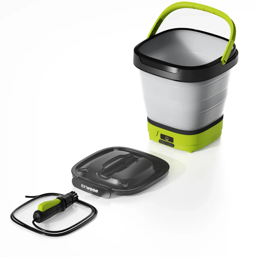 KTX-443923 12V Cordless Multifunctional Folding Cleaning Machine with Integrated Water Tank for Portable Car Washing and Showering