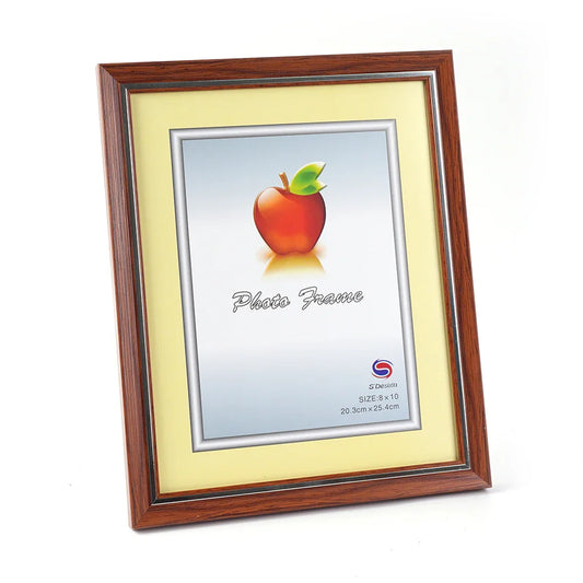 KTX-718419 Polystyrene Photo Frame for 4R, 5R, 6R, 8R, A4, 12x16, 12x18 Pictures - Perfect for Home or Office Display