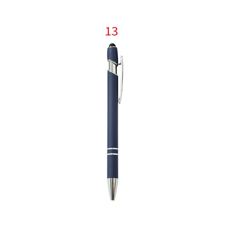 KTX-029395 Custom Multi-Coloured Metal Ballpoint Pen with Stylus for Office and School Use