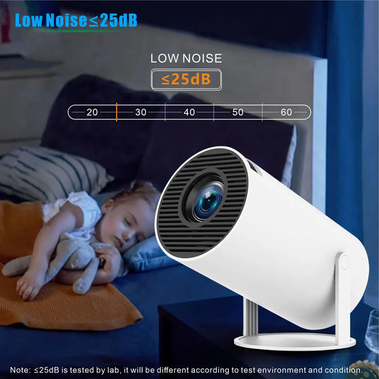 KTX-613843 Compact K5 3566 Projector for Home, Office, and Bedroom Wall Projection