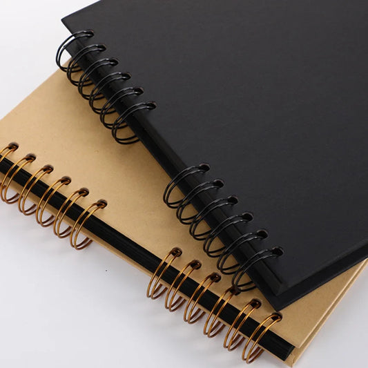 KTX-373779 Custom 11x8 Inch Black Hardcover Scrapbook for Baby Photo Album and DIY Craft Projects