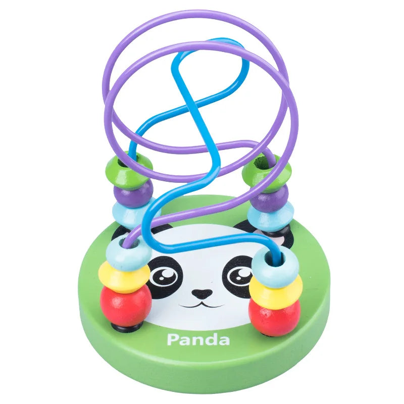 KTX-006675 Montessori Wooden Animal Math Clock and Musical Instrument Educational Toy Set for Kids