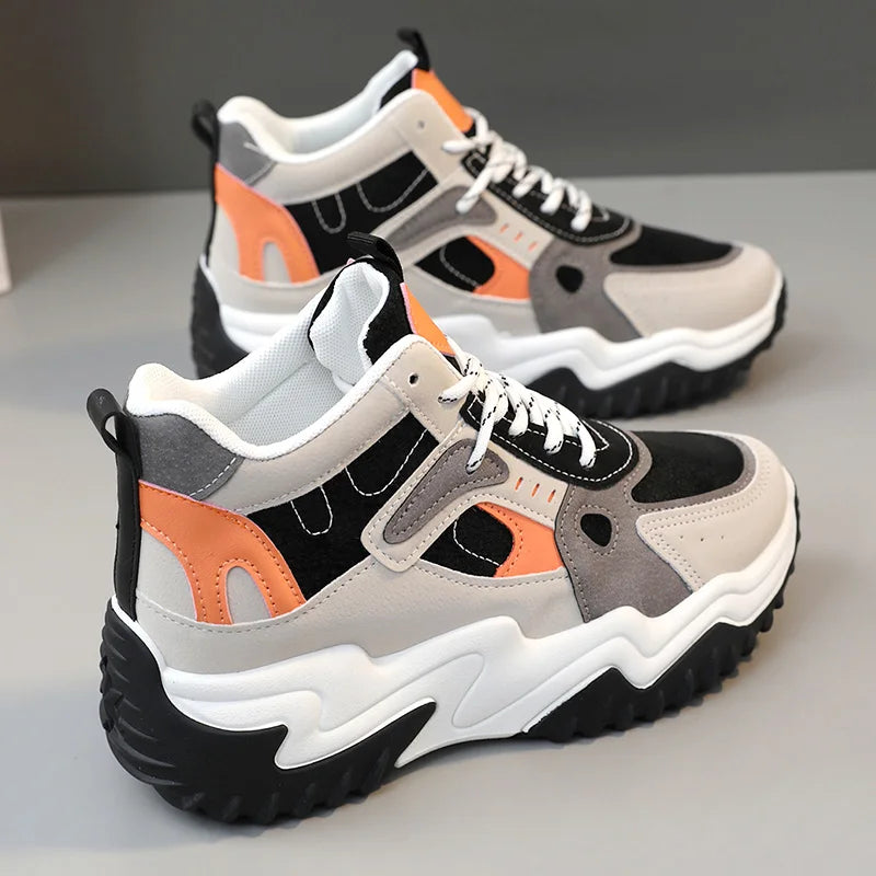 KTX-474899 SHY02 New Colored Fashion Casual Shoes 2023 Autumn Versatile Breathable Sports Shoes Elevated Student Running Shoes