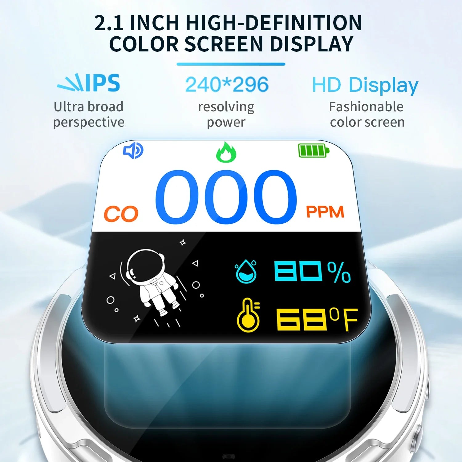 KTX-552595 Compact Waterproof Air Quality Monitor