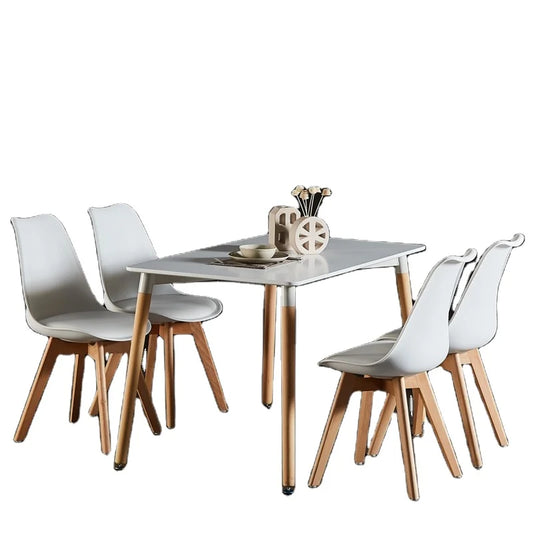 KTX-267411 Modern MDF Wooden Dining Table for Kitchen and Dining Room Use