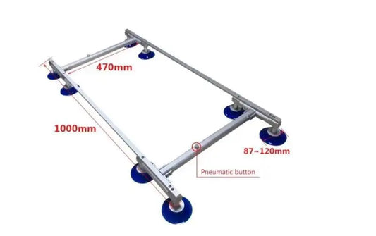 KTX-288467 Flexible 8PCS Suction Cup Set for LCD TV Screen and Glass Lifting