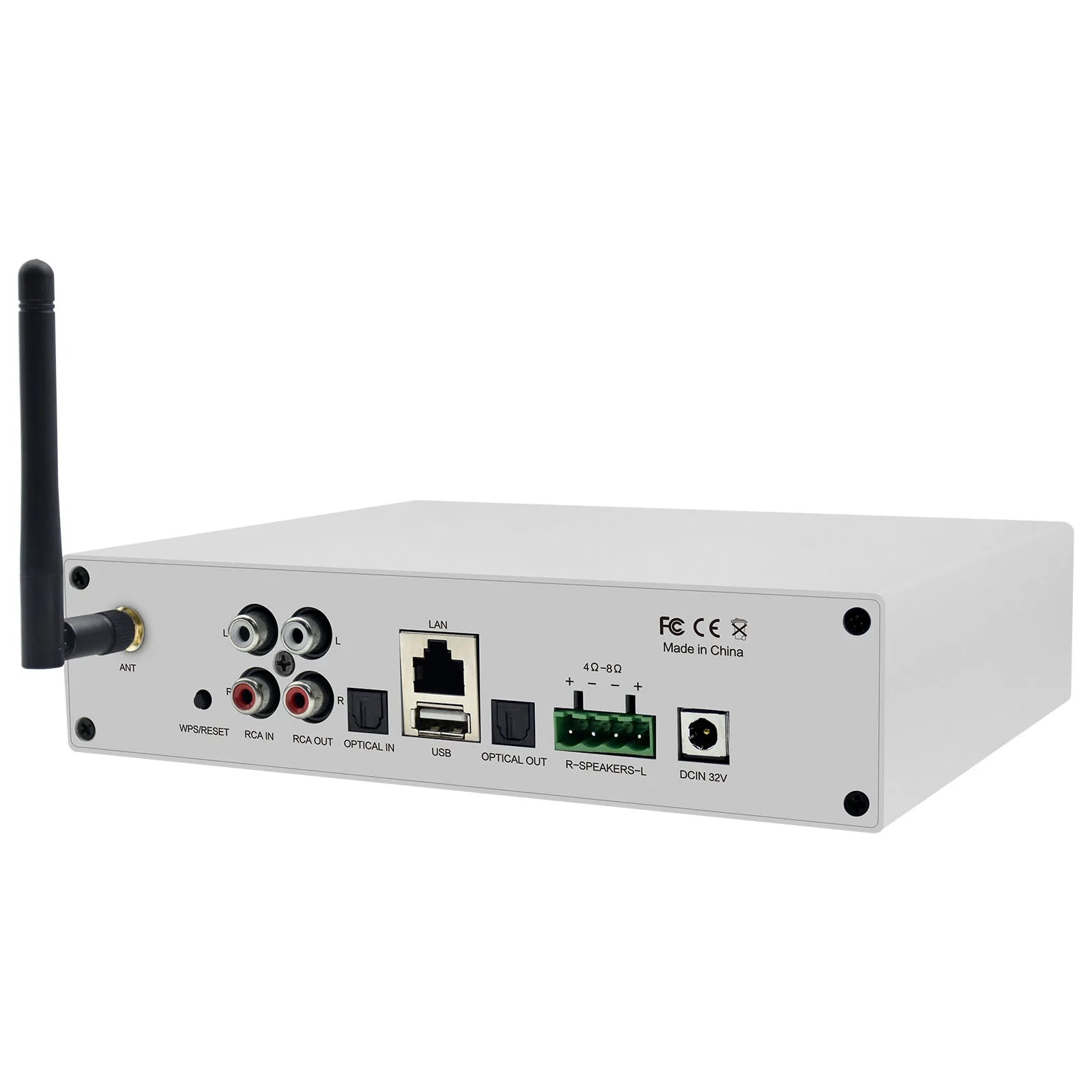 KTX-466963 Power Amplifier with Wifi and Bluetooth, Airplay 2.0, Class D DSP Technology for Home Audio System