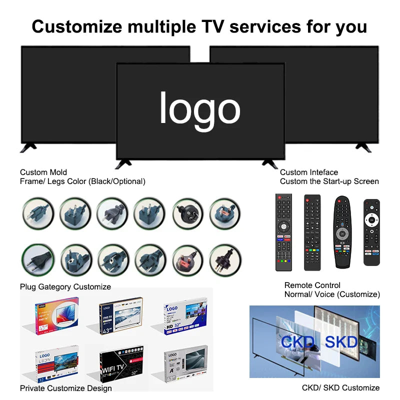 KTX-647763 Smart LED Television - Available Sizes: 24" to 85", Android Operating System