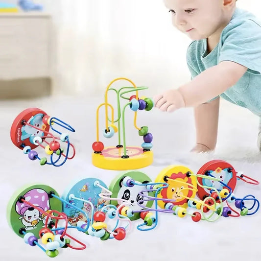 KTX-345875 Colorful Montessori Wooden Blocks Educational Toy for Children and Toddlers